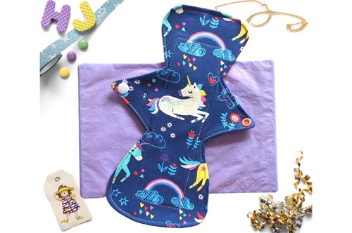 Click to order  10 inch Cloth Pad Unicorns Drawing now